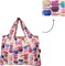 Wrapables Large Foldable Tote Nylon Reusable Grocery Bag, 3 Pack